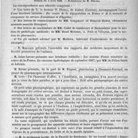 0531 - Page 519 - Revue des journaux. Journaux Italiens. Recherches sur les altérations de la moelle spinale concomitantes à des lésions cérébrales, par MM. les docteurs Martinotti et Mercandino (Il Morgagni, janvier 1888) [Millot-Carpentier] / Académies et sociétés savantes. Académie de médecine. Séance du 3 avril 1888