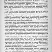0548 - Page 536 - Courrier. Académie de médecine / Nécrologie [Robert de Latour] / Création d'un Institut vaccinal municipal / Société de médecine légale