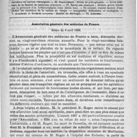 0561 - Page 549 - Comité de rédaction / Sommaire / Association générale des médecins de France. Séance du 8 avril 1888
