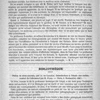 0568 - Page 556 - De la transformation d'un service de varioleux en service chirurgical. Séances du 22 février et du 28 mars de la Société de médecine publique et d'hygiène professionnelle / Bibliothèque. Précis de pétrographie, par A. De Lasaulx. Introduction à l'étude des roches, traduit de l'allemand par H. Forir. - Paris, J. Rothschild, 1887 / Livre jubilaire de la Société de médecine d'Anvers à l'occasion du cinquantième anniversaire de sa fondation. - Anvers, 1887