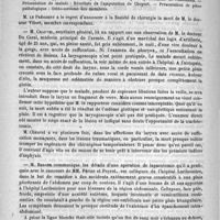 0570 - Page 558 - Académies et sociétés savantes. Société de chirurgie. Séance du 4 avril