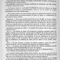 0648 - Page 632 - Courrier. Conseil supérieur de l'Assistance publique / Conférences de clinique thérapeutique / Nécrologie [Maher / Pion / Faure] / Les médecins auxiliaires de l'armée