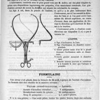 0671 - Page 655 - Axi-pelvimètre du docteur Maris Rey / Formulaire / Pilules antinévralgiques. - Laborde / Nouvelles de l'étranger. Décès causés par la rage en Angleterre