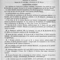 0682 - Page 666 - Revue des journaux. L'eczéma impétigineux de la face et du cuir chevelu chez l'enfant, par le docteur G. Baumel. (Montpellier Médical, janvier 1888) / Académies et sociétés savantes. Académie de médecine. Séance du 24 avril 1888