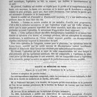 0694 - Page 678 - Académies et sociétés savantes. Académie des sciences. Séance du 23 avril 1888 / Société de médecine de Paris. Séance du 14 avril 1888
