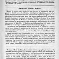 0697 - Page 681 - Comité de rédaction / Sommaire / Les purpuras infectieux primitifs