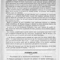 0707 - Page 691 - Académies et sociétés savantes. Société médicale des hôpitaux. Séance du 27 avril 1888 / Formulaire. Traitement de la blépharite pityriasique. - A. Trousseau