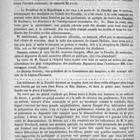 0718 - Page 702 - Variétés. Inauguration de la nouvelle Faculté de médecine de Bordeaux