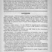 0720 - Page 704 - Formulaire. Remède contre les verrues. - Hermann / Traitement du goitre parenchymateux. - Terrillon / Courrier. Légion d'honneur / Concours du bureau central / Hygiène publique