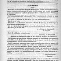 0744 - Page 728 - Académies et sociétés savantes. Société de chirurgie. Séance du 2 mai / Courrier. Dissolution de la Société de médecine de Strasbourg