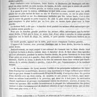 0755 - Page 739 - Académies et sociétés savantes. Académie de médecine. Séance du 8 mai 1888 / Thèses présentées à la Faculté de médecine de Lyon pendant les mois de janvier, février, mars et avril 1888