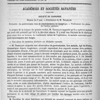 0776 - Page 760 - Revue des journaux. Contribution à l'étude de la tuberculose inoculée à l'homme / Académies et sociétés savantes. Société de chirurgie. Séance du 9 mai