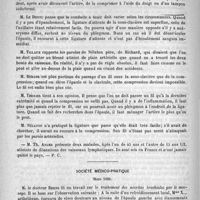0778 - Page 762 - Académies et sociétés savantes. Société de chirurgie. Séance du 9 mai / Société médico-pratique. Mars 1888