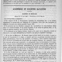 0789 - Page 773 - Revue des journaux. Siège insolite du chancre syphilitique / Académies et sociétés savantes. Académie de médecine. Séance du 15 mai 1888
