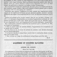 0801 - Page 785 - Revue des journaux. La fièvre et son traitement / Académies et sociétés savantes. Académie des sciences. Séance du 14 mai 1888