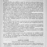 0813 - Page 797 - Académies et sociétés savantes. Académie de médecine. Séance du 22 mai 1888 / Société de chirurgie. Séance du 16 mai