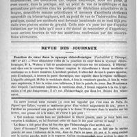 0822 - Page 806 - Des dilatations ampullaires des petits vaisseaux de la langue et de leur valeur séméiologique, par le docteur Gillot... / Revue des journaux. Ponction du coeur dans la syncope chloroformique (Centralblatt. f. Chirurgie, 1887, n° 43) / Feuilleton. Causerie [Simplissime]