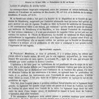 0826 - Page 810 - Académies et sociétés savantes. Académie des sciences. Additions à la séance du 14 mai / Société de médecine de Paris. Séance du 12 mai 1888