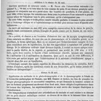 0861 - Page 845 - Revue des journaux. Traitement des kystes hydatiques (Brit. med. Journ., 3 mars 1888) / Académies et sociétés savantes. Académie des sciences. Addition à la séance du 22 mai / Séance du 28 mai