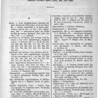 1011 - Page 995 - Table des matières du tome XLV (troisième série). Janvier, février, mars, avril, mai, juin 1888