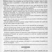0027 - Page 23 - Académies et sociétés savantes. Société de chirurgie. Séance du 25 juin / Courrier