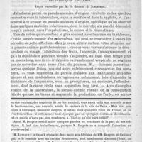 0031 - Page 27 - Bulletin / Clinique de l'Hôtel-Dieu. - M. le Professeur G. Sée. Des pseudo-anémiques d'origine virulente ou spécifique (3e groupe). Les intoxiqués virulents. Leçon recueillie par M. le Docteur G. Schlemmer / Feuilleton. Causerie