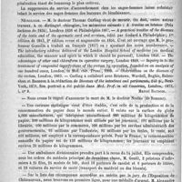 0076 - Page 72 - Courrier. Installation d'une clinique obstétricale à la maternité / Nécrologie [Thomas Curling / Noelas (de Roanne)]