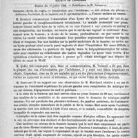 0084 - Page 80 - Académies et sociétés savantes. Académie des sciences. Séance du 9 juillet 1888 / Société de chirurgie. Séance du 11 juillet 1888