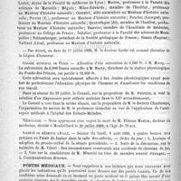 0184 - Page 180 - Courrier / Conseil municipal de Paris / Nécrologie [Etienne Muston] / Société de médecine légale