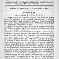 0197 - Page 193 - Comité de rédaction / Sommaire / Clinique de l'Hôtel-Dieu. - M. le Professeur G. Sée. Physiologie du fer. Leçon recueillie par M. le Docteur G. Schlemmer