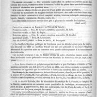0232 - Page 228 - Courrier. Nécrologie [Fichou] / Pharmacies scolaires / Faculté de médecine de Bordeaux
