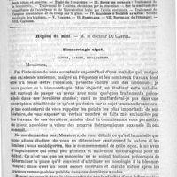 0245 - Page 241 - Comité de rédaction / Sommaire / Hôpital du Midi. - M. le Docteur Du Castel. Blennorrhagie aiguë. Nature, marche, localisations