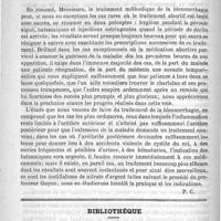 0298 - Page 294 - Hôpital du Midi. - M. le Docteur Du Castel. Blennorrhagie aiguë. Traitement méthodique / Bibliothèque. Traité de l'albuminurie et du mal de Bright, par MM. Lecorché et Ch. Talamon. Paris, O. Doin, 1888