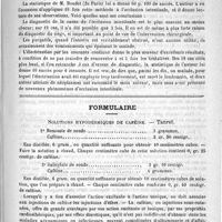 0303 - Page 299 - Académies et sociétés savantes. Académie de médecine. Séance du 28 août 1888 / Formulaire. Solutions hypodermiques de caféine. - Tanret / Courrier