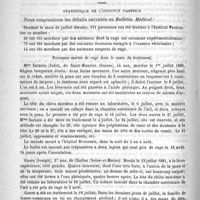 0362 - Page 358 - Sociétés savantes des départements. Société des sciences médicales de Lyon (Deuxième semestre 1887) / Variétés. Statistique de l'Institut Pasteur