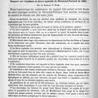 0392 - Page 388 - Hôpital du Midi. - M. le Docteur Du Castel. Blennorrhée. - Diagnostic de la blennorhagie aiguë (A suivre) / Rapport sur l'épidémie de fièvre typhoïde de Clermond-Ferrand en 1886. Par le Docteur V. Nivet