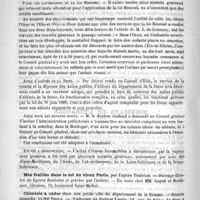0436 - Page 432 - Nouvelles de l'étranger. L'incinération des immondices en Amérique (Bull. méd.) / Courrier. Pour les adversaires de la loi Roussel / Asile d'aliénés de la Seine / Asile pour les enfants idiots / Etuves à désinfection