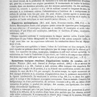 0442 - Page 438 - Du pansement antiseptique des accouchées sans injections, par le Docteur Louis Roulin / Revue des journaux. Moyen d'éviter l'apparition de furoncles consécutifs à l'eczéma vulvo-anal. (Th. New York med. Journ. et la Clinique, 1888, 37) / Cigarettes antiseptiques. (Brit. med. Journ. Nouveaux remèdes, 1888, 17) / Symptômes toxiques résultant d'applications locales de cocaïne, par le Docteur Whistle. (Brit. med. Journal et Pratique médicale, 1888) / Académies et sociétés savantes. Académie de médecine. Séance du 25 septembre 1888