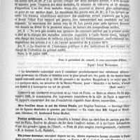 0460 - Page 456 - Courrier. Organisation du concours pour les places de médecin adjoint des asiles publics d'aliénés / Commission des logements insalubres de la ville de Paris