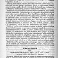 0512 - Page 508 - Des temps du coeur, communication faite à la Société de médecine de Paris, dans la séance du 23 juin 1888, par P. Duroziez / Bibliothèque. Traité de pathologie chirurgicale spéciale, par F. Koenig. - Paris, Lecrosnier et Babé, 1888...