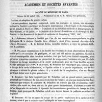 0530 - Page 526 - De l'hypertrophie de l'appareil amygdalien [P. Le Gendre] / Académies et sociétés savantes. Société de médecine de Paris. Séance du 28 juillet 1888