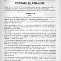 0555 - Page 551 - Formulaire. Traitement de l'entérite aiguë et suraiguë. - P. Laure / Nouvelles de l'étranger / Courrier / Faculté de médecine de Paris