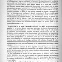 0562 - Page 558 - Amputation sus-vaginale irrégulière / Revue des journaux. Application externe du soufre contre la sciatique rebelle / Application de la terre à modeler (Modelling Clay) dans le traitement de la mastite (The therap. Gaz., 15 septembre 1888) / Feuilleton. Causerie. Nouvelle expérience sur Succi. - Hereux effets de l'eau de Vichy contre l'inanition et la dilatation de l'estomac. - Dépopulation des Indiens en Amérique. - Grands effets de l'hypnotisme ; son rôle dans la création d'Ève. - Querelles entre les médecins de Frédéric III