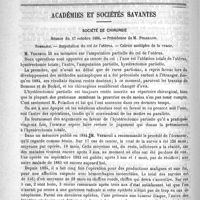 0576 - Page 572 - Revue des journaux. Remède contre le ver solitaire (Journ. de pharm. de Bruxelles) / Académies et sociétés savantes. Société de chirurgie. Séance du 17 octobre 1888