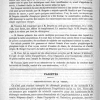 0578 - Page 574 - Académies et sociétés savantes. Société de chirurgie. Séance du 17 octobre 1888 / Variétés. reconstitution de la vessie (Riforma medica et Bull. méd.)