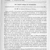 0581 - Page 577 - Comité de rédaction / Sommaire / Sur l'emploi clinique du strophanthus. Communication faite à la Société de médecine de Paris dans la séance du 13 octobre 1888, par MM. les Docteurs Moncorvo et Ferreira