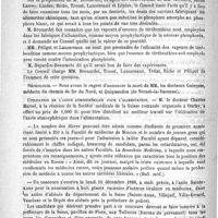 0592 - Page 588 - Courrier. Au conseil d'hygiène / Nécrologie [Guieysse ; Quiquandon (de Vernet-la-Varenne)] / Utilisation de l'azote atmosphatique pour l'alimentation
