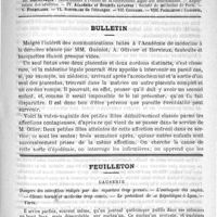 0593 - Page 589 - Comité de rédaction / Sommaire / Bulletin / Feuilleton. Causerie. Dangers des entrefilets rédigés par des reporters trop pressés. - L'antisepsie des ongles. - Clients bornés et médecins trop concis. - Le président de la République à Lyon. - Varia
