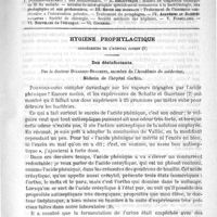 0617 - Page 613 - Comité de rédaction / Sommaire / Hygiène prophylactique. Conférences de l'Hôpital Cochin. Des désinfectants. Par le Docteur Dujardin-Beaumetz...