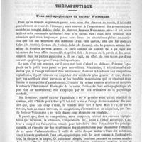 0633 - Page 629 - Correspondance. Sur l'origine équine du tétanos / Thérapeutique. L'eau anti-apoplectique du docteur Weisemann [Dr Leclerc]
